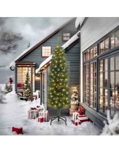 Albero di Natale snodato Verde 61 x 61 x 240 cm