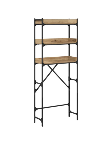 Mensola per lavatrice 67 x 25 x 163 cm Legno multistrato