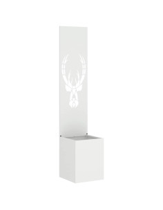 Schermo per privacy in giardino Bianco 32 x 140 cm