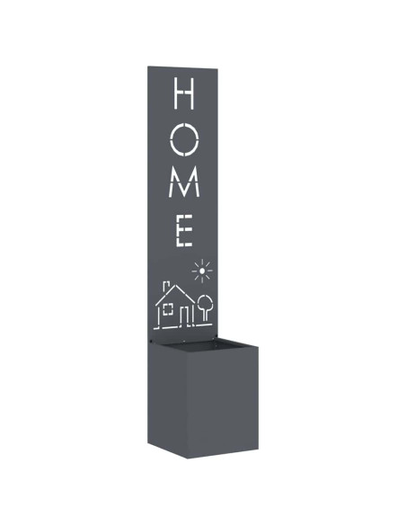 Schermo per privacy in giardino Traforo Antracite 32 x 140 cm