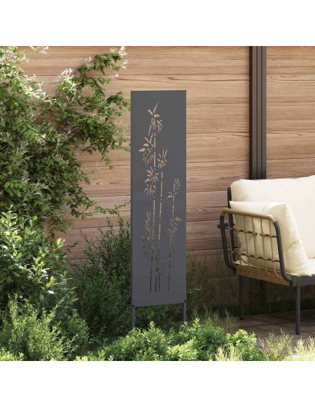 Schermo per privacy in giardino Floreale Antracite 32 x 140 cm