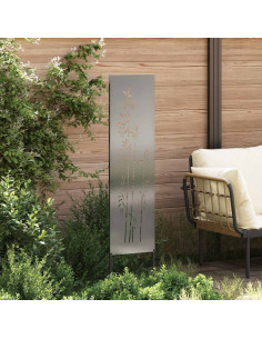 Schermo per privacy in giardino Floreale Argento 32 x 140 cm