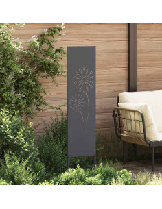 Schermo per privacy in giardino Traforo Antracite 32 x 140 cm
