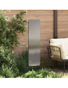 Schermo per privacy in giardino Traforo Argento 32 x 140 cm