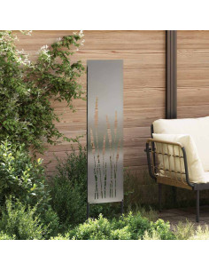 Schermo per privacy in giardino Traforo Argento 32 x 140 cm