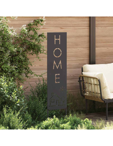 Schermo per privacy in giardino Traforo Nero 32 x 140 cm