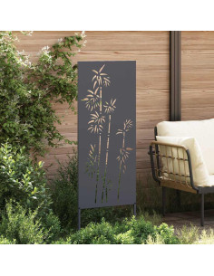 Schermo per privacy in giardino Floreale Antracite 50 x 140 cm