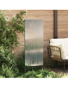 Schermo per privacy in giardino Floreale Argento 50 x 140 cm