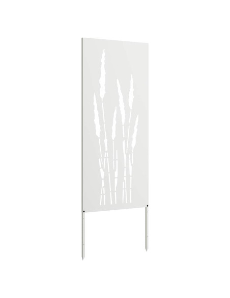 Schermo per privacy in giardino Floreale Bianco 50 x 140 cm