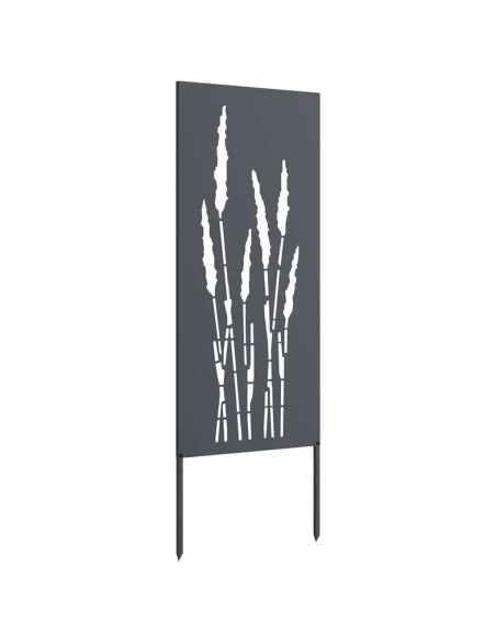 Pannello Decorativo da Giardino Antracite 50 x 140 cm