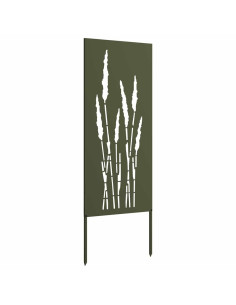 Pannello Decorativo da Giardino Oliver verde 50 x 140 cm
