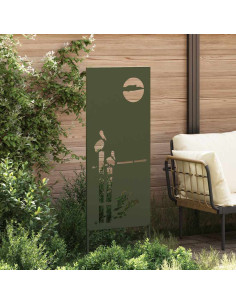 Pannello Decorativo da Giardino Oliver verde 50 x 140 cm