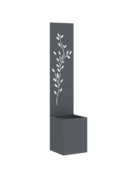 Schermo per privacy in giardino Floreale Antracite 32 x 140 cm