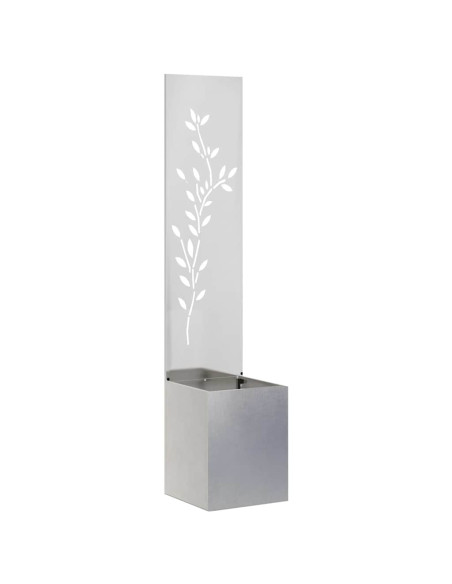 Schermo per privacy in giardino Floreale Argento 32 x 140 cm