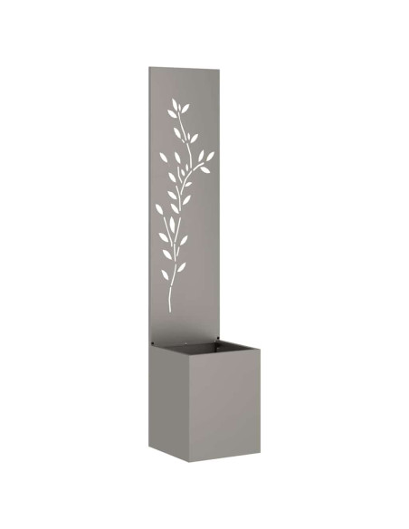Schermo per privacy in giardino Floreale Ruggine 32 x 140 cm