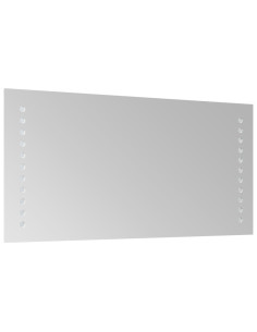 Specchio da Bagno con Luci LED 20x40 cm