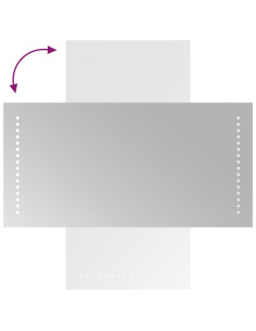 Specchio da Bagno con Luci LED 30x60 cm
