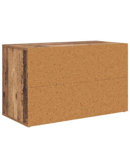 Scarpiera Legno vecchio 75 x 35 x 45 cm Legno multistrato