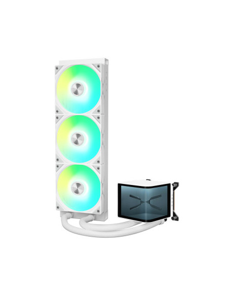 TRYX RAFF LIQUIDO PANORAMA 360 ARGB 3D-AMOLED DISPLAY 360mm WHITE