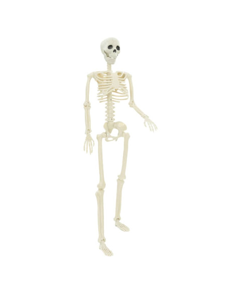 Scheletro di Halloween Regolabile 2 pcs Bianco 85 cm PVC