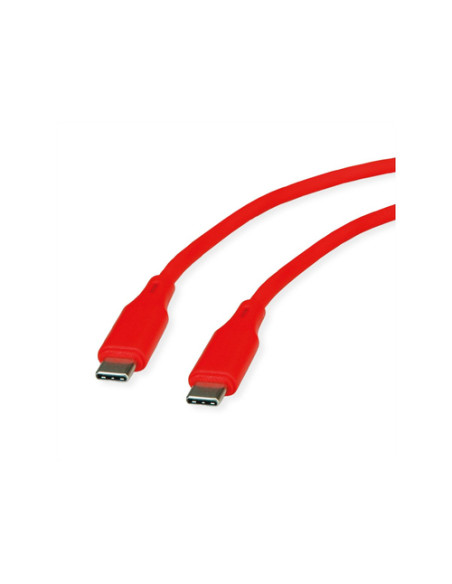 ROLINE CAVO USB COLORATO, 1M, ROSSO