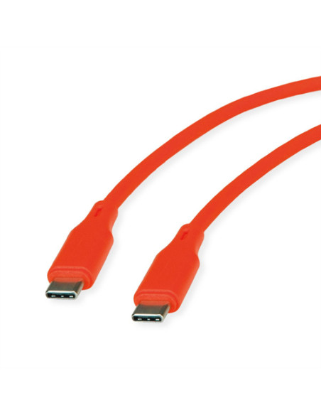 ROLINE CAVO USB COLORATO, 1M, ARANCIONE
