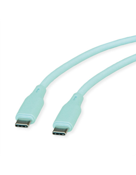 ROLINE CAVO USB COLORATO, 1M, VERDE