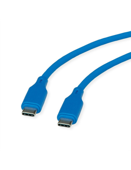 ROLINE CAVO USB COLORATO, 1M, BLU