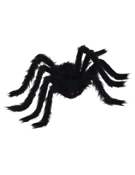 Decorazione Ragno di Halloween Regolabile 6 pcs Nero 75 cm