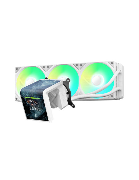 TRYX RAFF LIQUIDO PANORAMA SE ARGB 360 3D-AMOLED DISPLAY 360mm WHITE