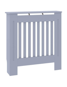 Copertura Radiatore 2 pcs Grigio 112x19x81.5cm