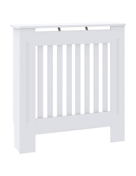 Copertura Radiatore 2 pcs Bianco 112x19x81.5cm