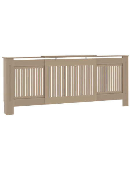 Copertura Radiatore 2 pcs Marrone 112x19x81.5cm
