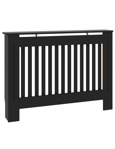 Copertura Radiatore 2 pcs Nero 112x19x81.5cm