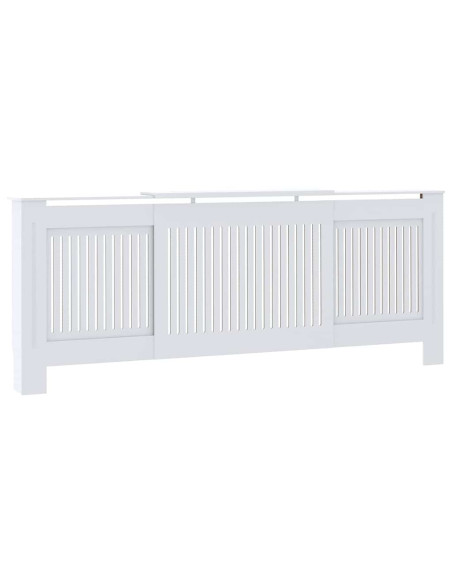 Copertura Radiatore 2 pcs Bianco 112x19x81.5cm