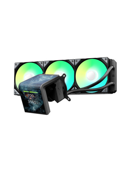 TRYX RAFF LIQUIDO PANORAMA SE ARGB 360 3D-AMOLED DISPLAY 360mm BLACK