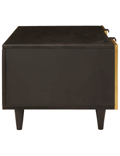 Tavolino da salotto Nero e Oro 100 x 54 x 40 cm