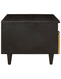Tavolino da salotto with Drawer Nero e Oro 80 x 54 x 40 cm