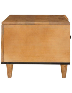 Tavolino da salotto con porta Marrone chiaro 80 x 50 x 40 cm