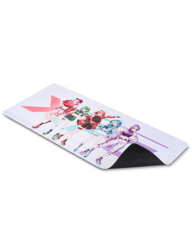 XPG Frontline XL Saga Tappetino per mouse per gioco da computer Multicolore, Bianco