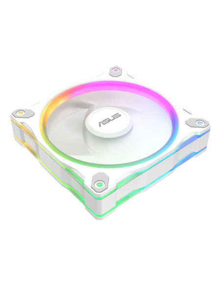 ASUS Prime MR120 Fan ARGB White Case per computer Ventilatore 12 cm Bianco