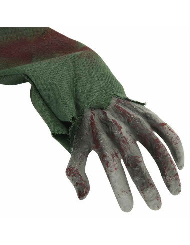 Zombie strisciante di Halloween Verde 112 x 25.5 x 21.5 cm