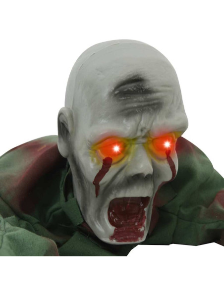 Zombie strisciante di Halloween Verde 112 x 25.5 x 21.5 cm