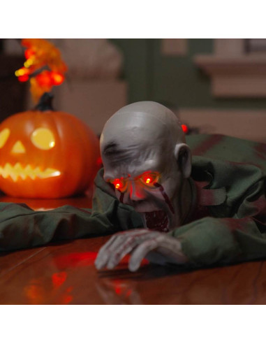 Zombie strisciante di Halloween Verde 112 x 25.5 x 21.5 cm