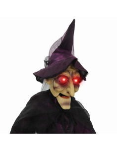 Strega Parlante di Halloween Viola 125 x 216 cm Poliestere 2