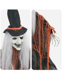 Fantasma appeso di Halloween 3 pcs Multicolore 77 x 98 cm 2