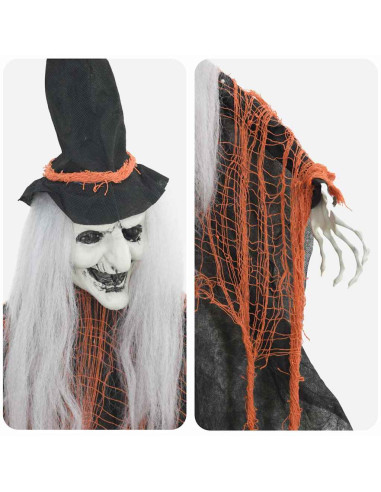 Fantasma appeso di Halloween 3 pcs Multicolore 77 x 98 cm