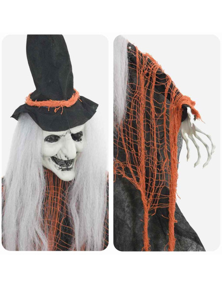 Fantasma appeso di Halloween 3 pcs Multicolore 77 x 98 cm