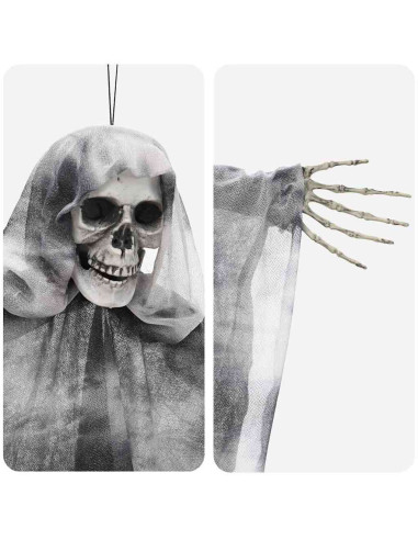 Fantasma appeso di Halloween 3 pcs Multicolore 77 x 98 cm