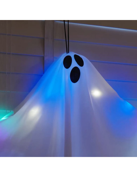 Fantasma appeso di Halloween 3 pcs Bianco 52 x 62 cm Poliestere